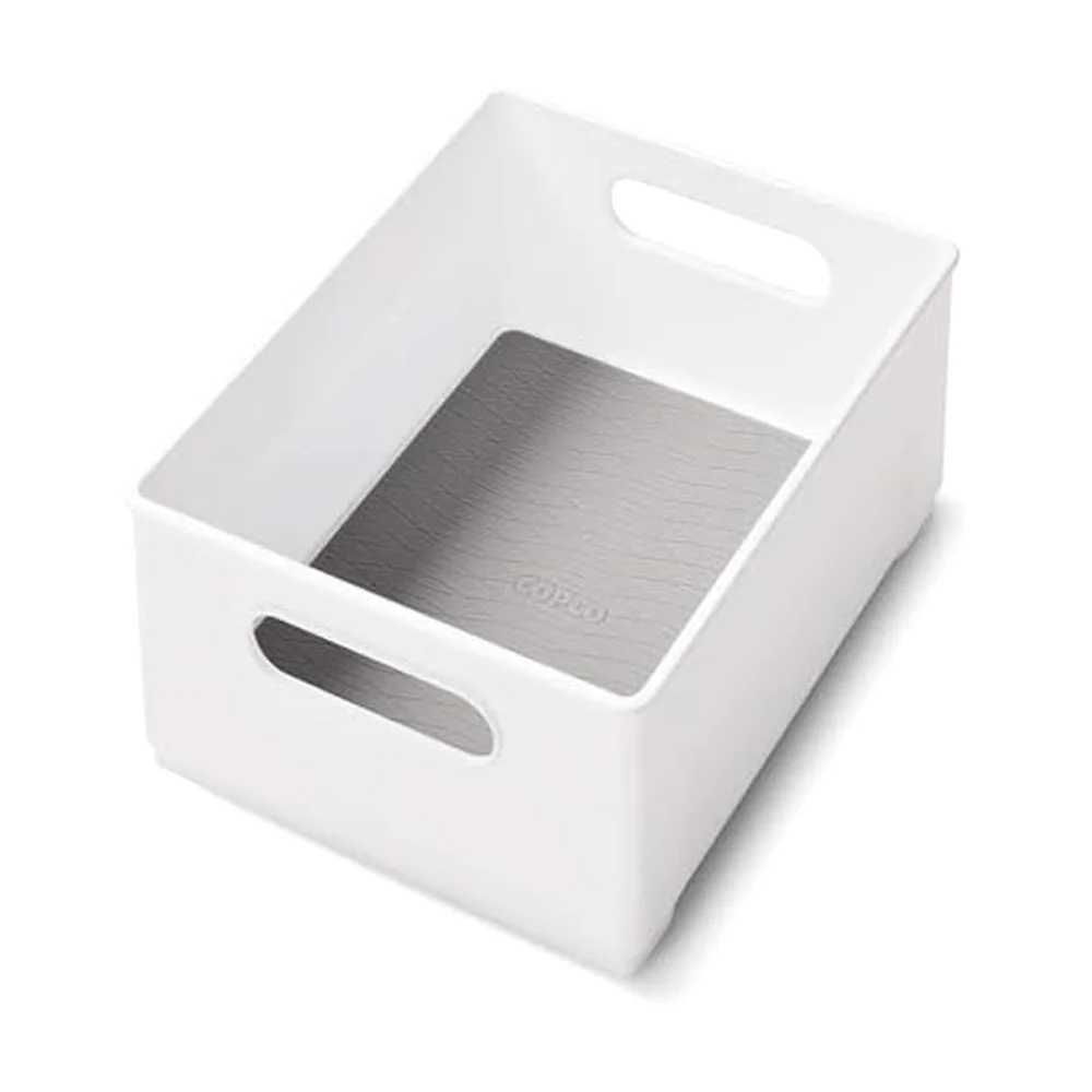 Copco 10-inch White Cabinet Storage Bin