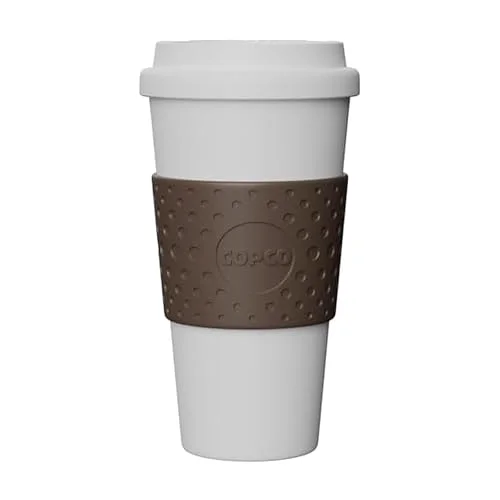 Copco Acadia Reusable To-Go Travel Mug, 16 oz, White
