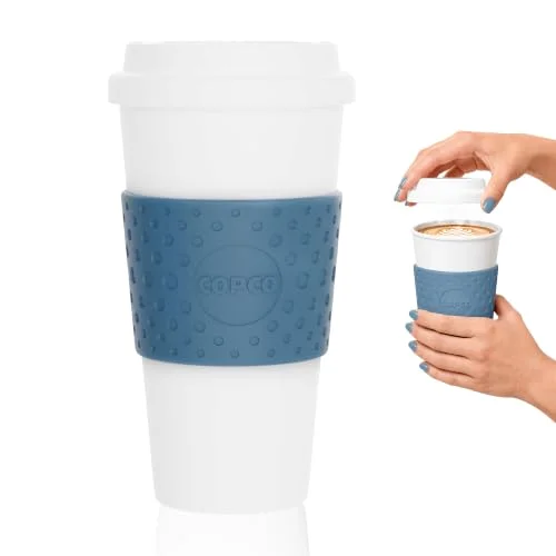 Copco Acadia Travel Mug, 16 oz, Blue