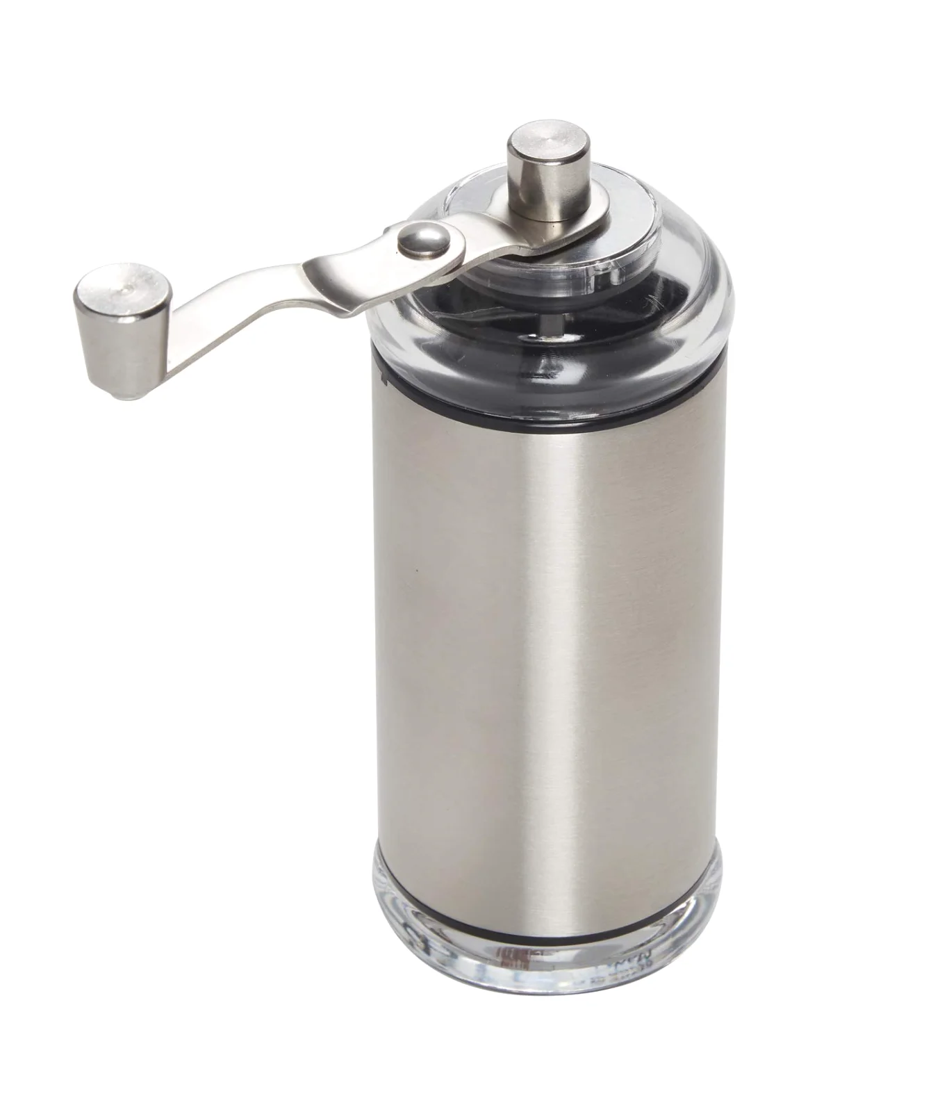 One piece of stainless steel with a handle: the manual coffee grinder, ground by wrist.