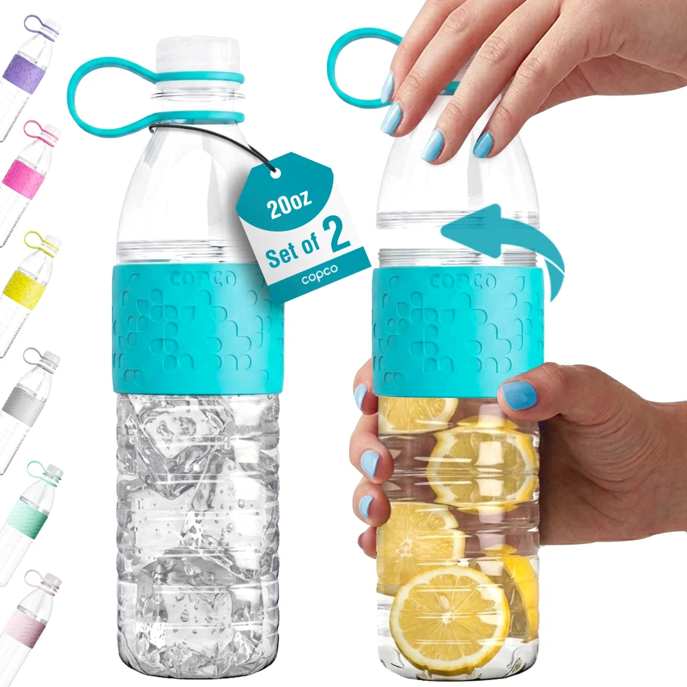 Copco Hydra Water Bottle, 20 oz, set of 2, Blue