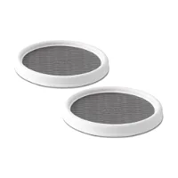 Lazy Susan Turntable Organizer, 9 in, set of 2