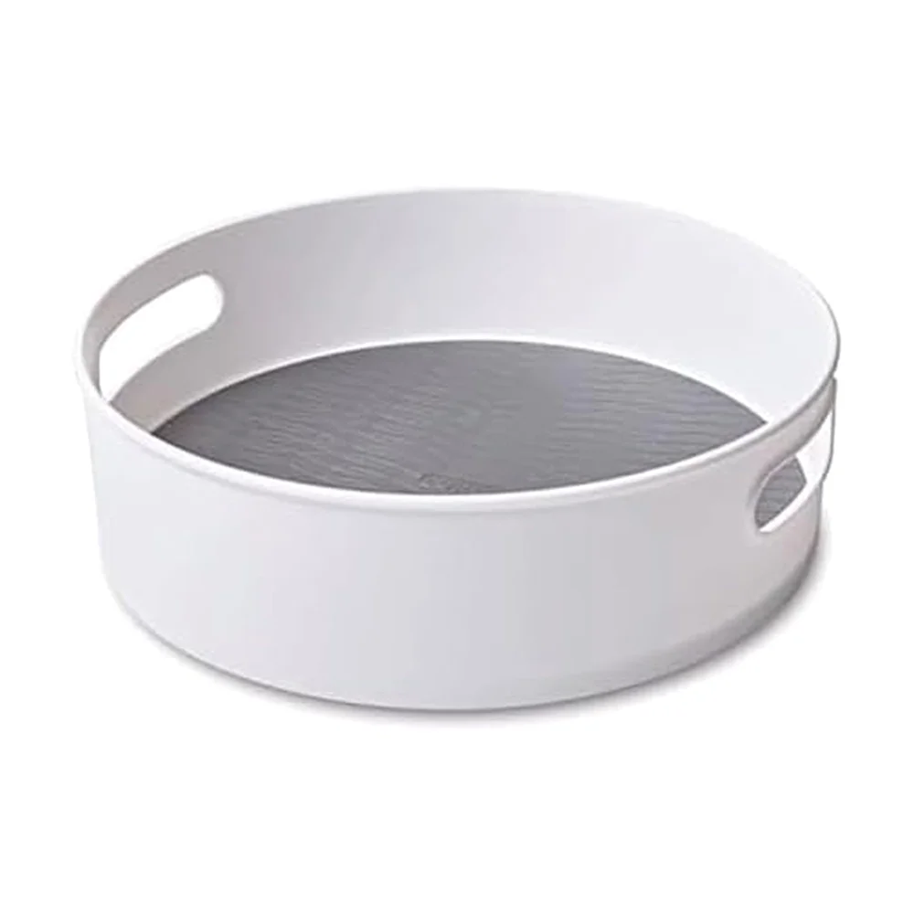 Copco Non-Skid Lazy Susan Turntable Organizer, 12 in, Gray