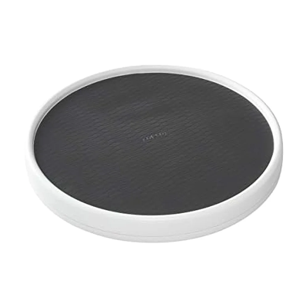 Copco Non-Skid Lazy Susan Turntable Organizer, 15 in, Charcoal